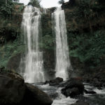 Waterfall at Bolinam Plateu near The River Resort, Champasak, Laos