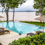 Infinity Swimming Pool at The River Resort Champasak, Laos