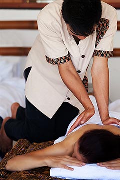 Traditional Massage at The River Resort Champasak, Laos